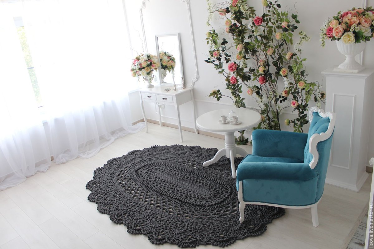 Чем вяжут красивые паласы в домашних условиях