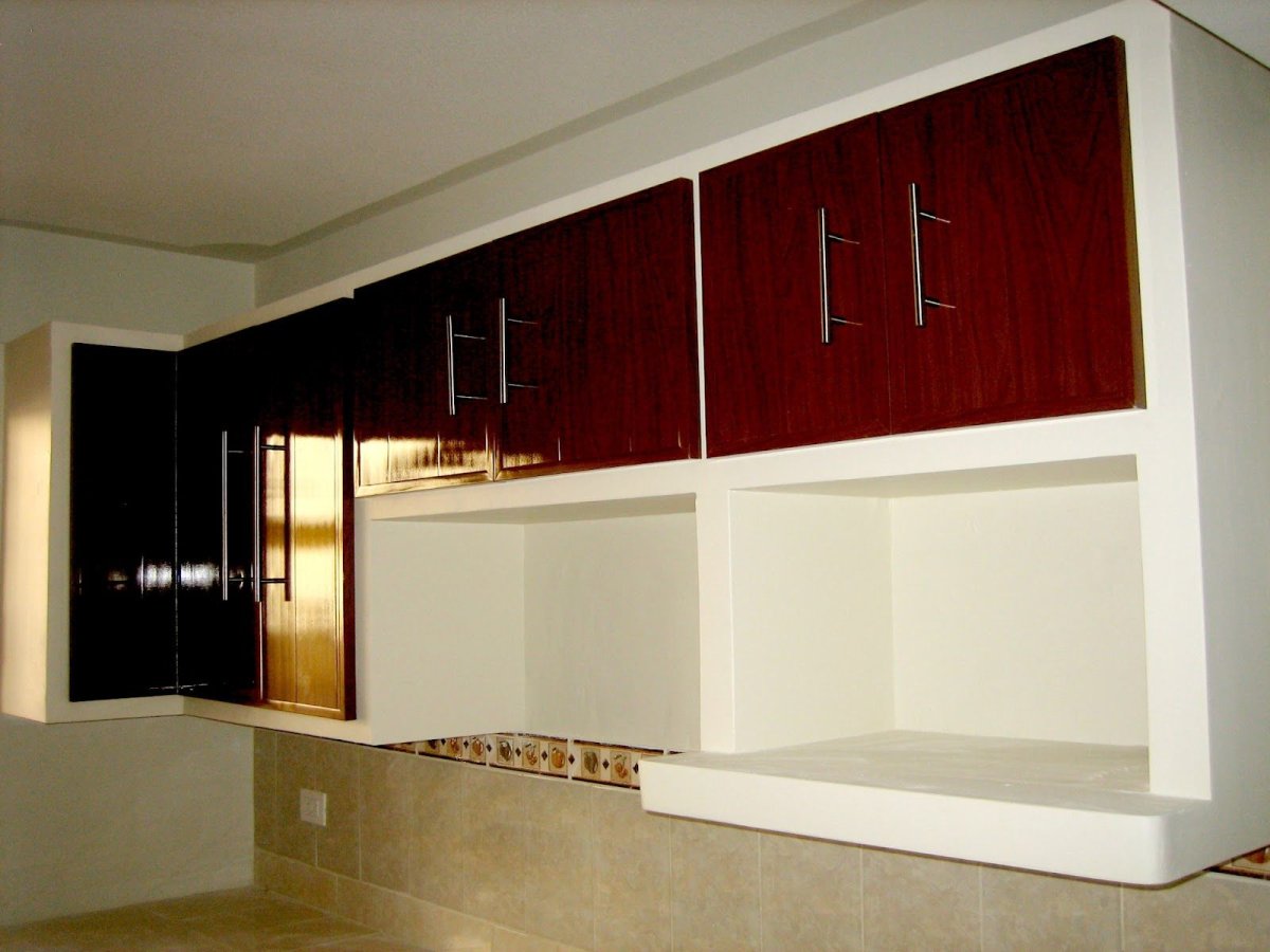 Навесной шкаф из гипсокартона