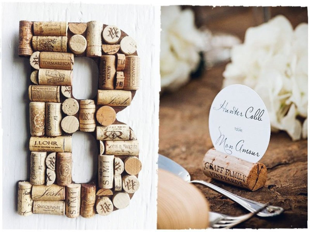 Композиции из винных пробок