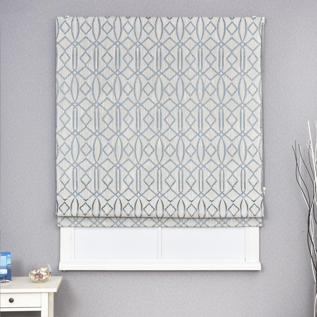 Рулонные шторы двойные с тюлью