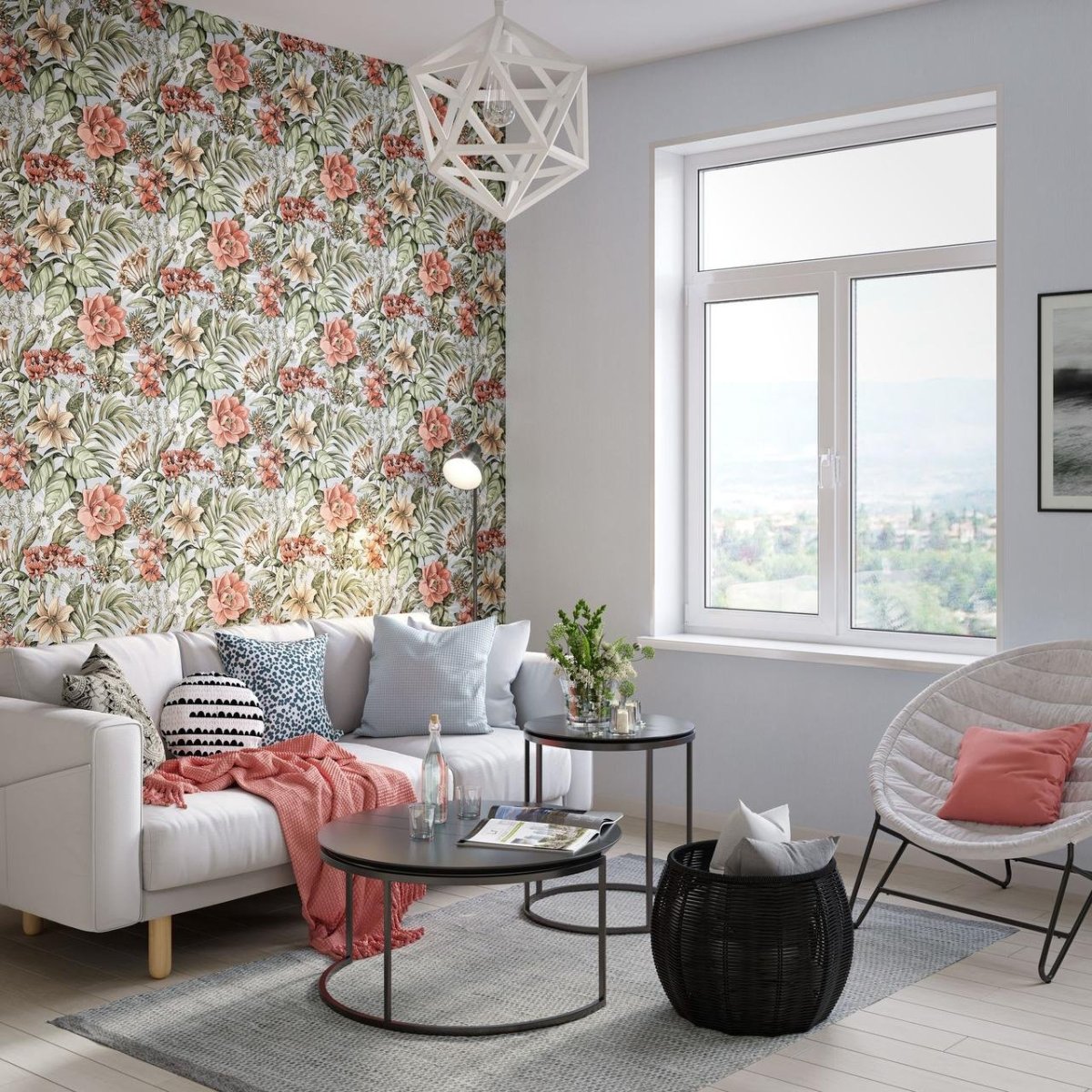 Rasch selection Vinyl Vlies зелёные 0.53 м 526608