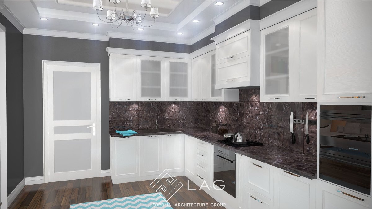 Фартук для кухни фото под светлый интерьер