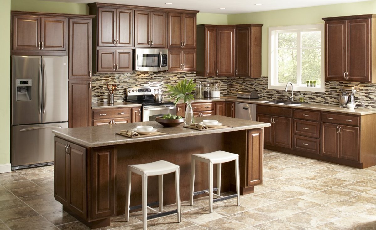 Кухня ольха в интерьере сочетание цветов