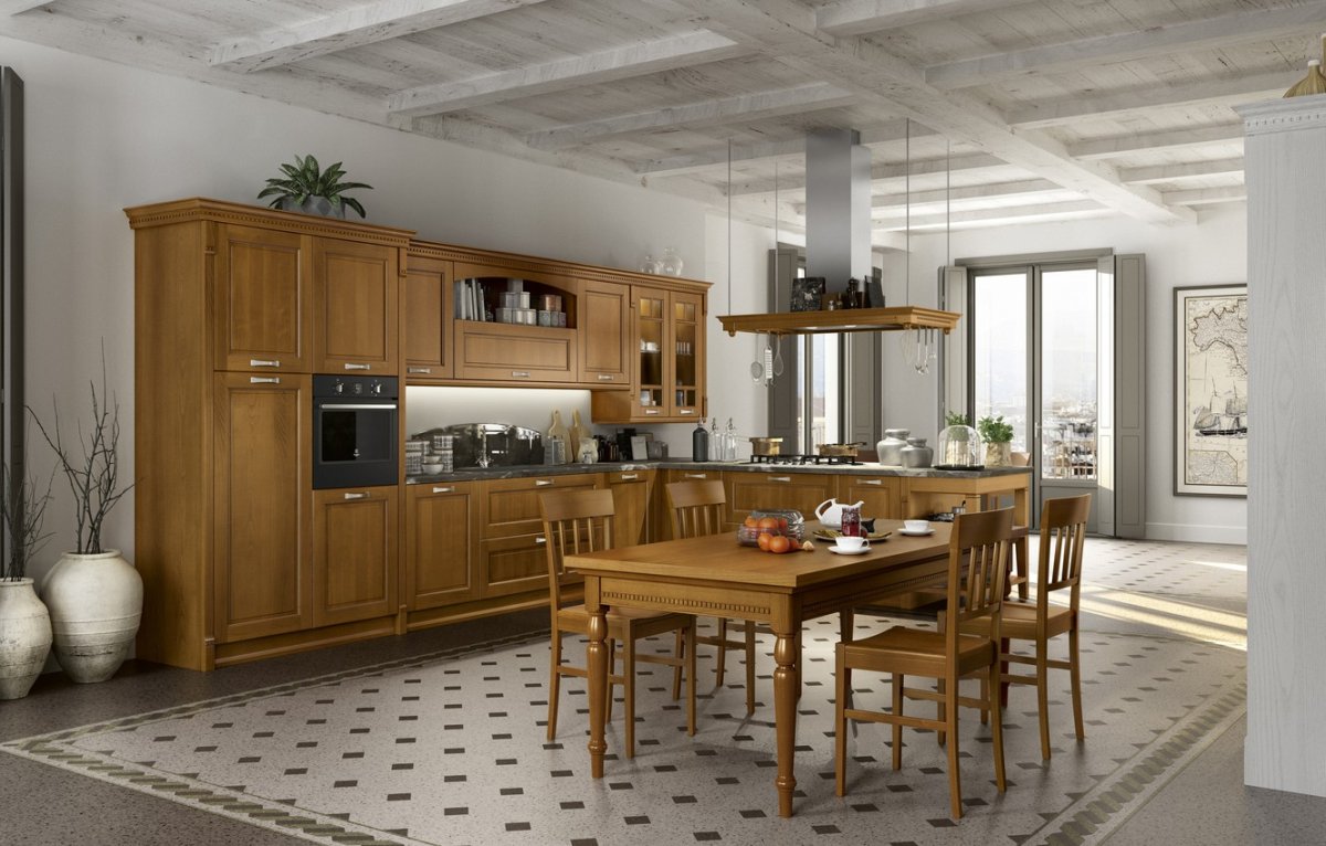 Цветовая гамма кухни-гостиной