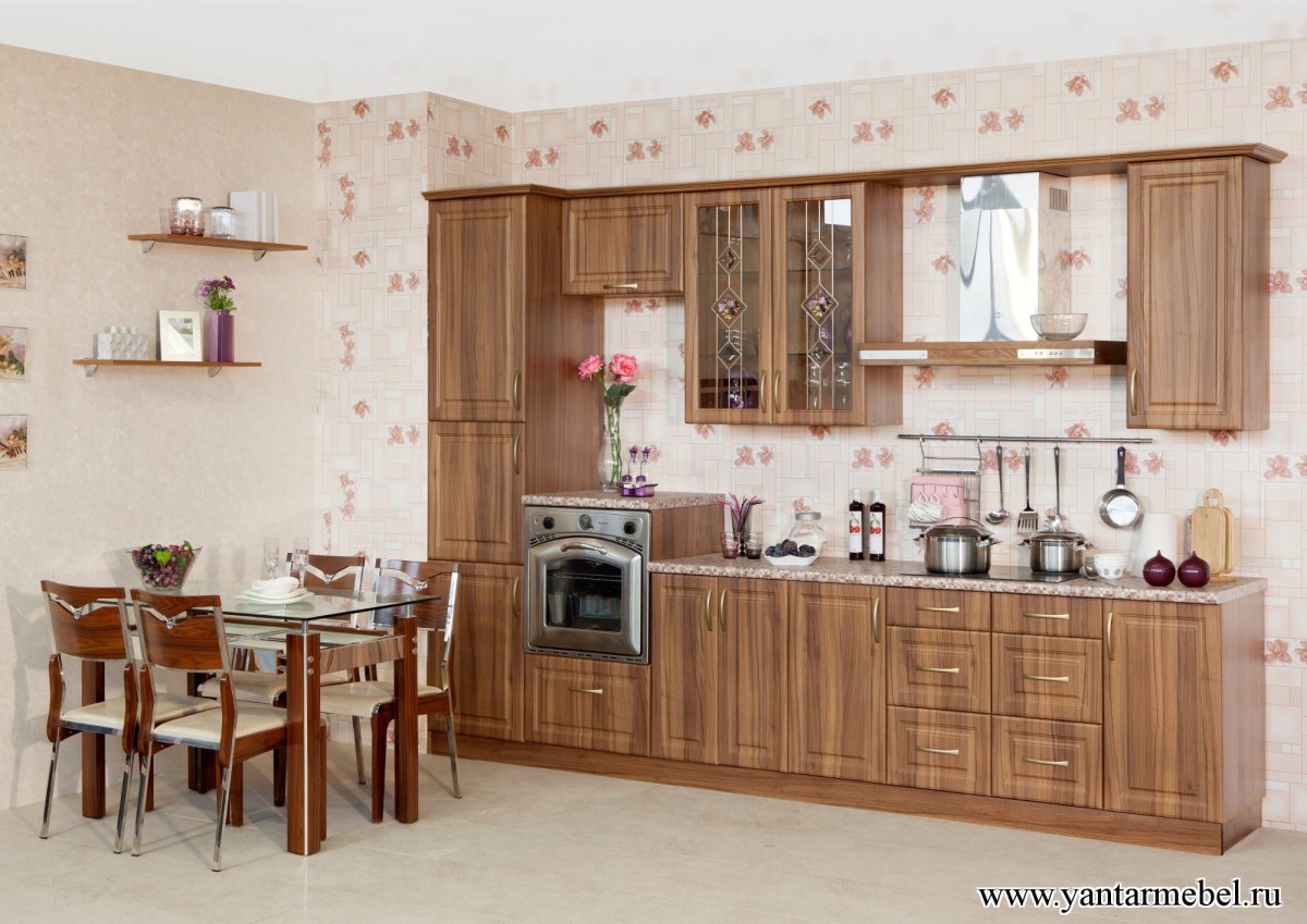 Кухонный гарнитур дерево