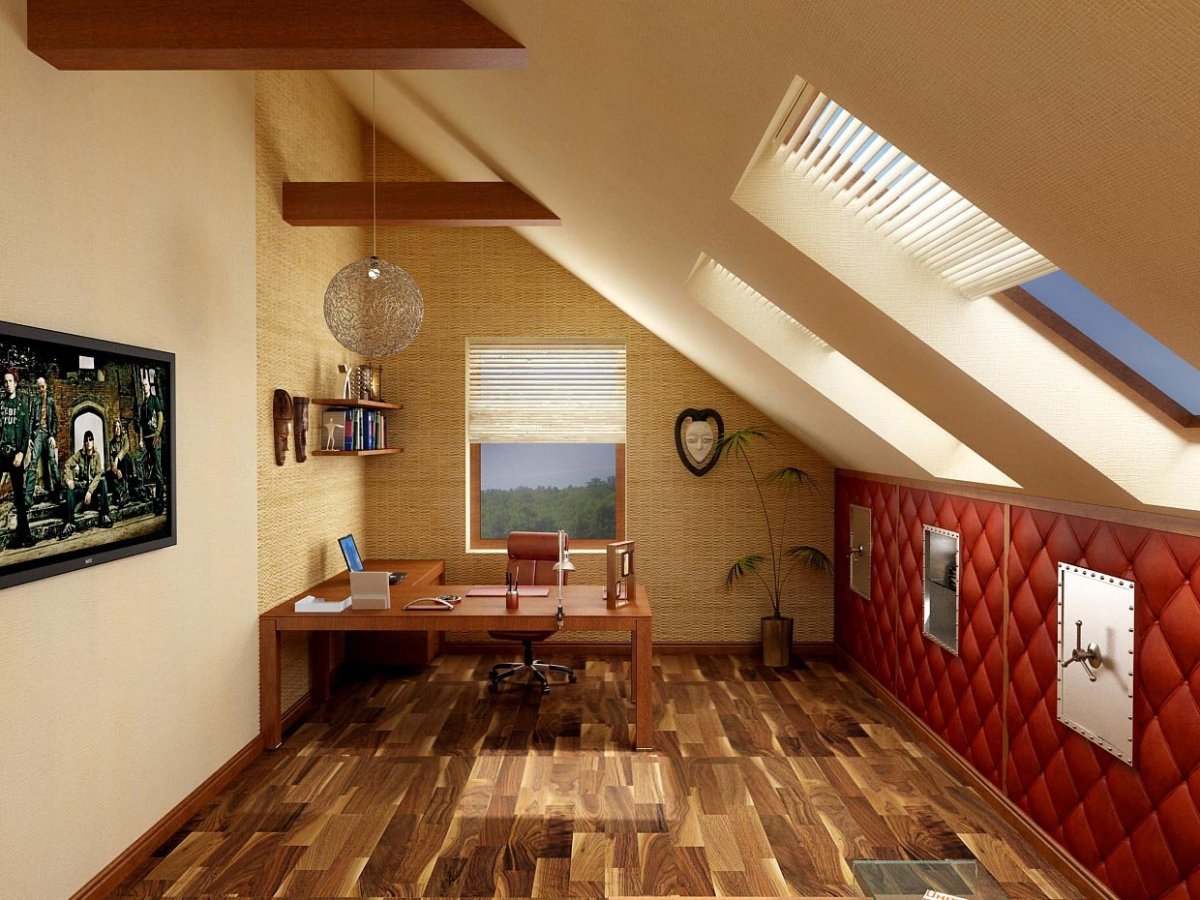 Детские комнаты на мансарде