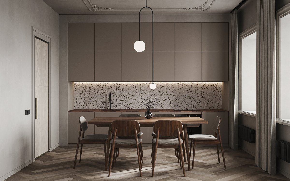 Ваби Саби кухня угловая