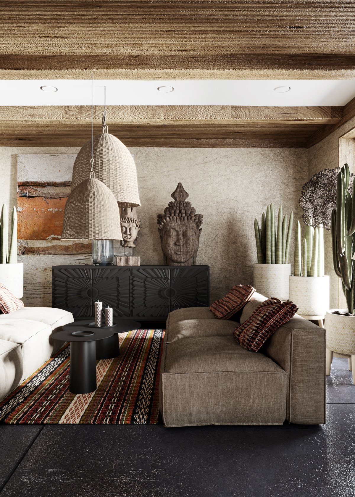 Ваби Саби спальня