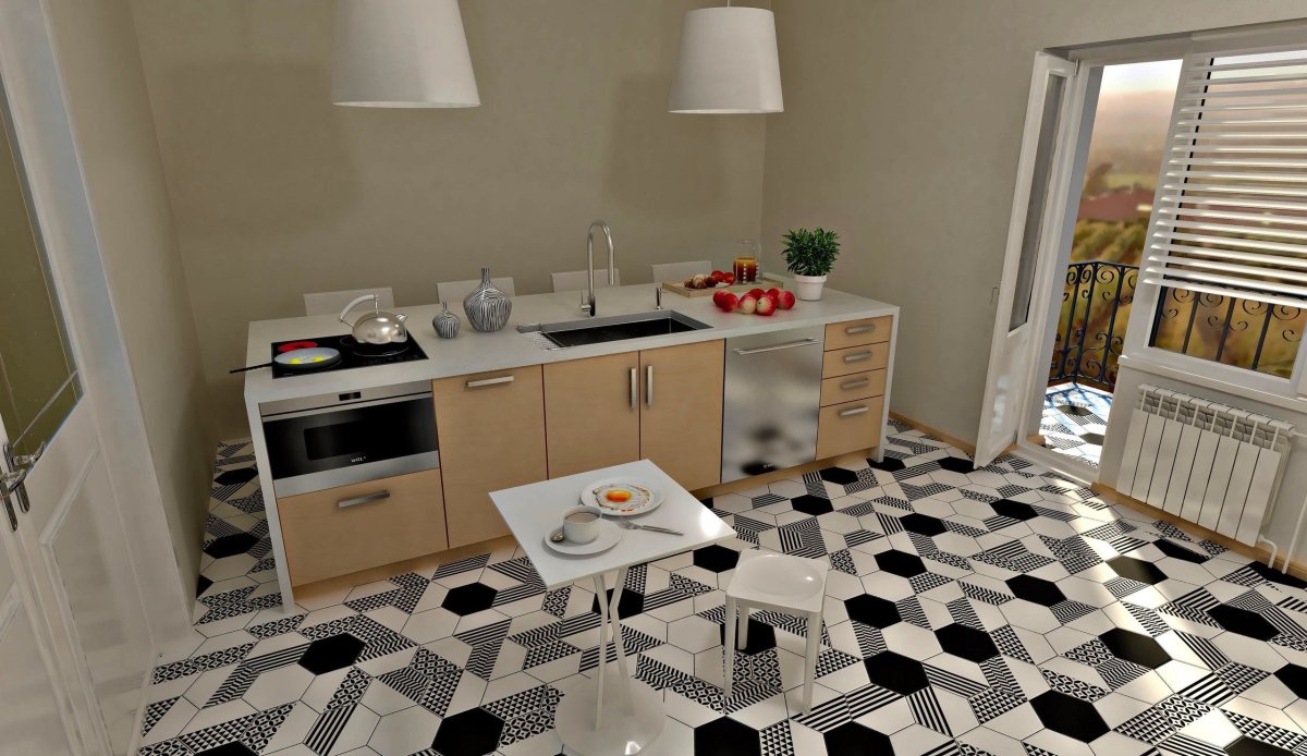 Плитка Буранелли Керама Марацци кухня