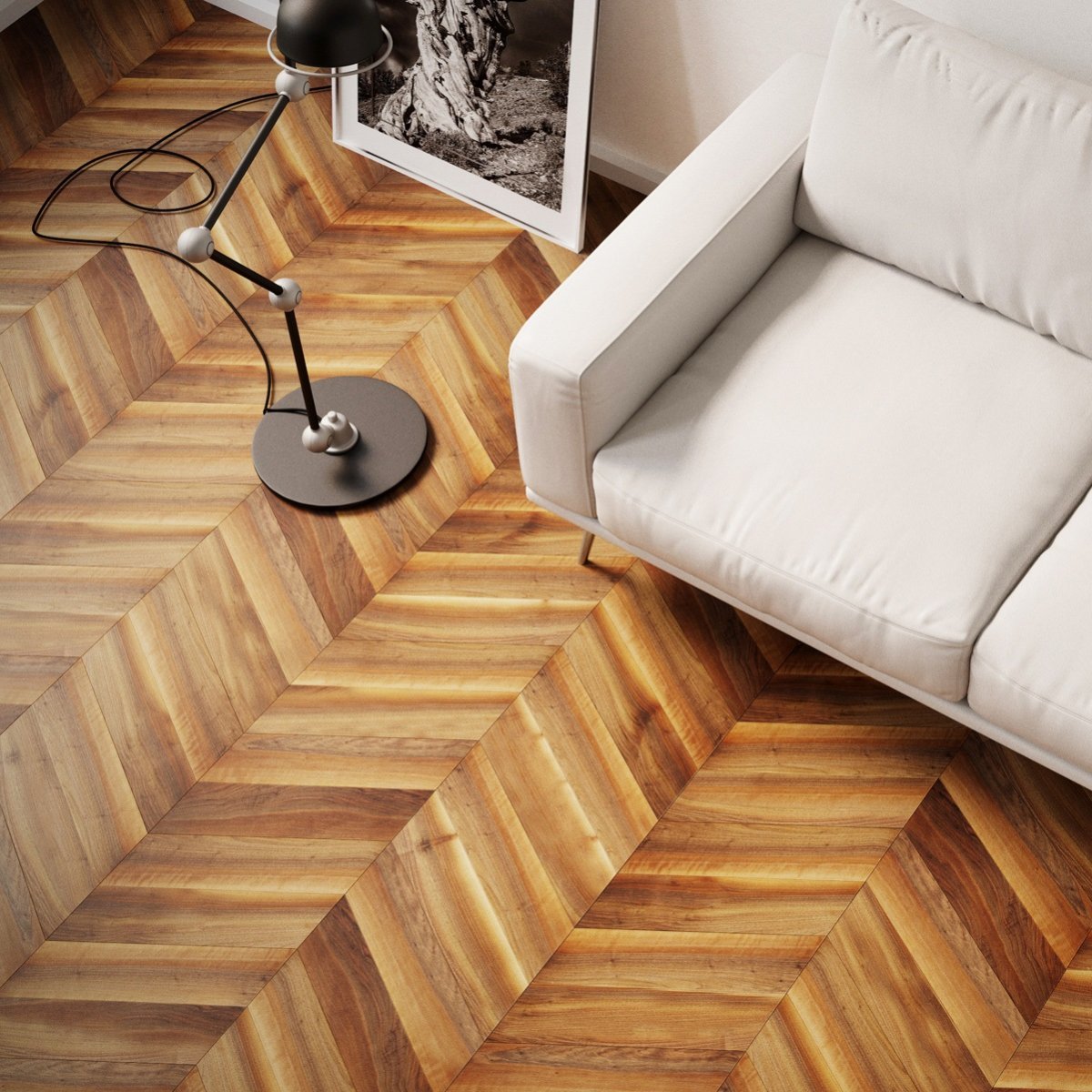 Керамогранит Шеврон французская елка