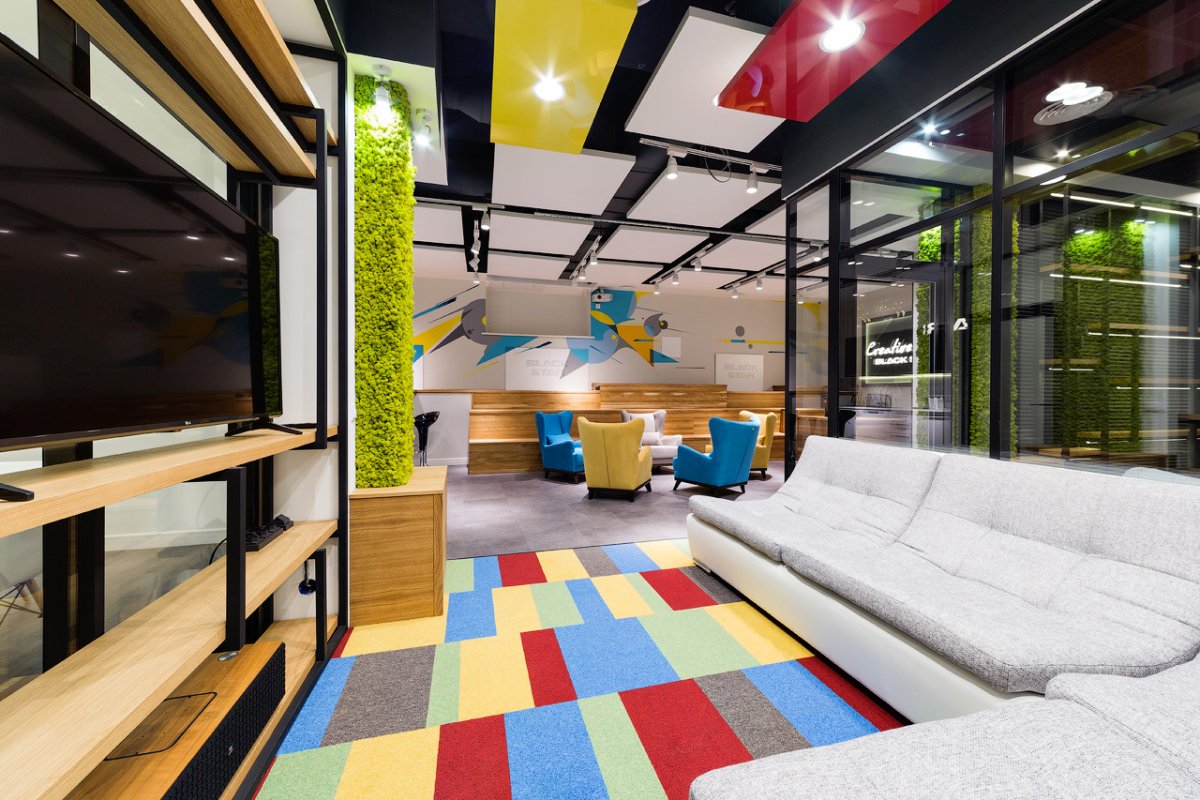 Офис гугл спортзал