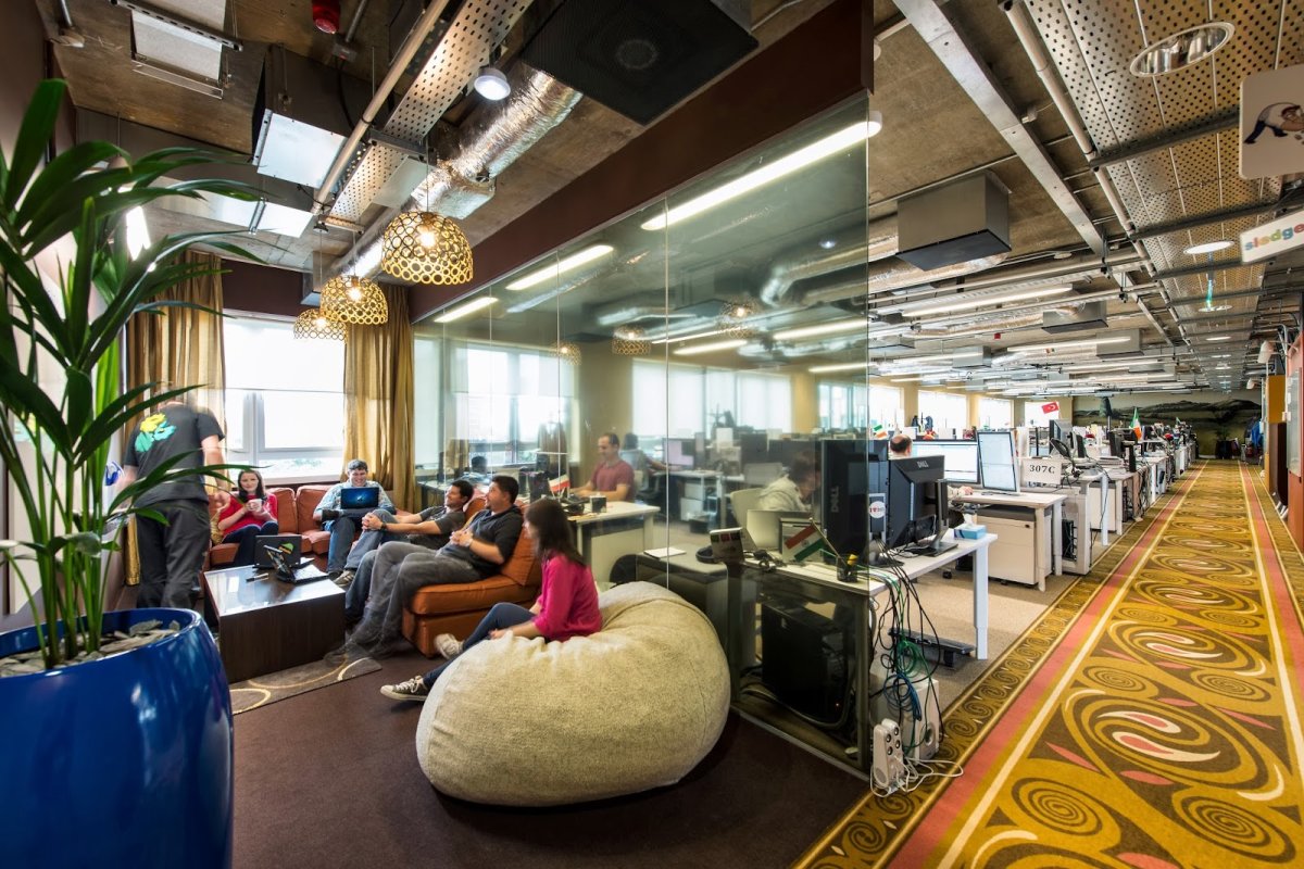 Офис гугл интерьер