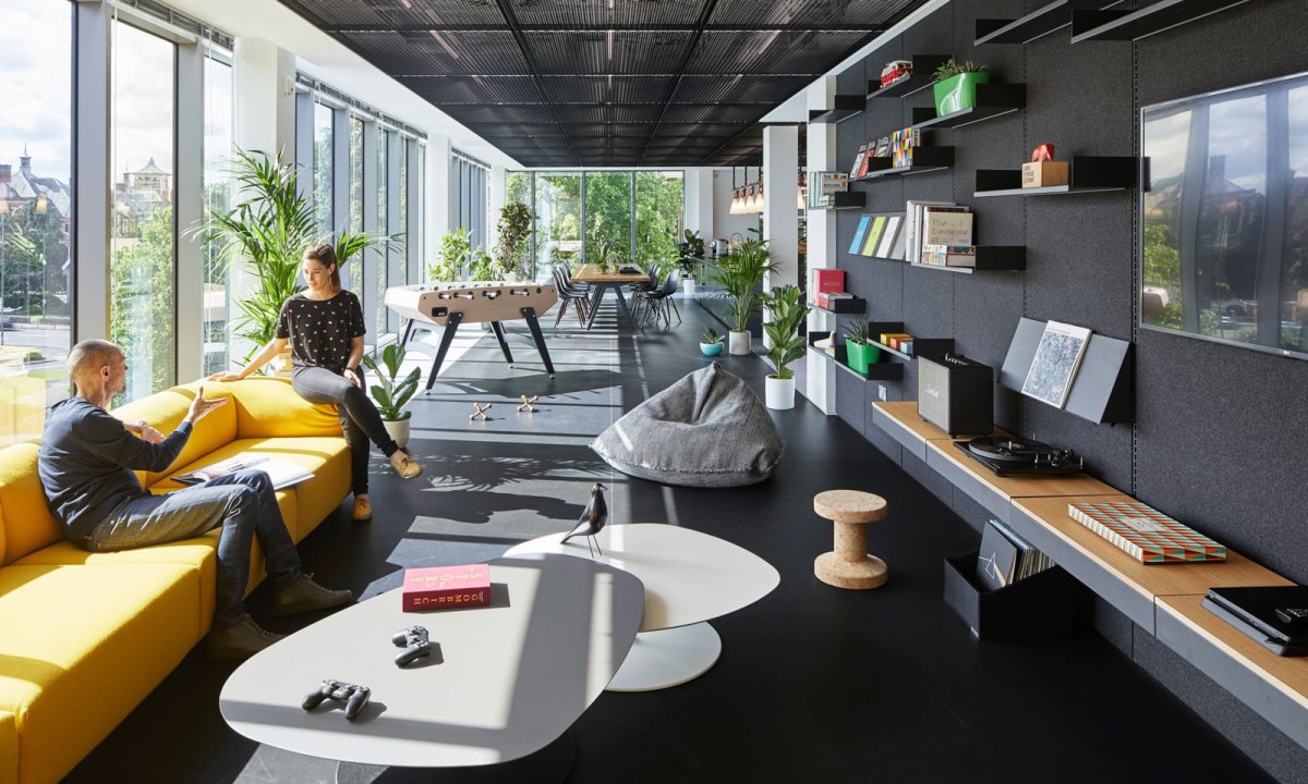 Коворкинг опен Спейс интерьер