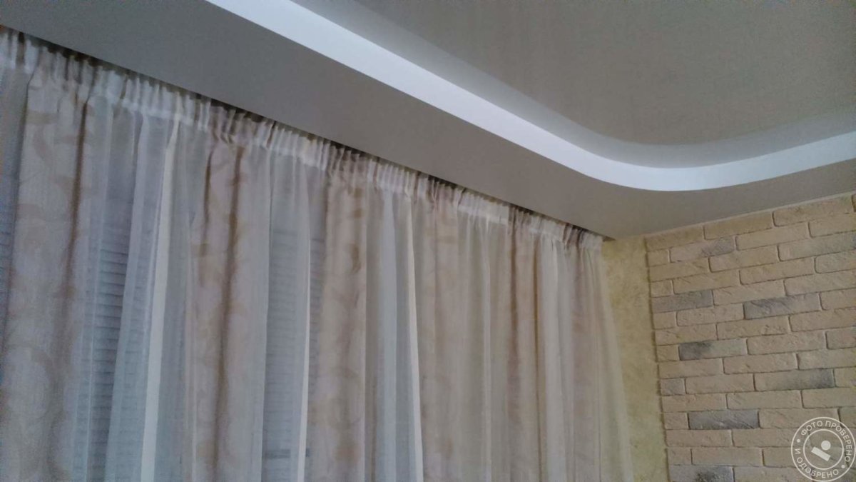 Шторы со скрытым карнизом