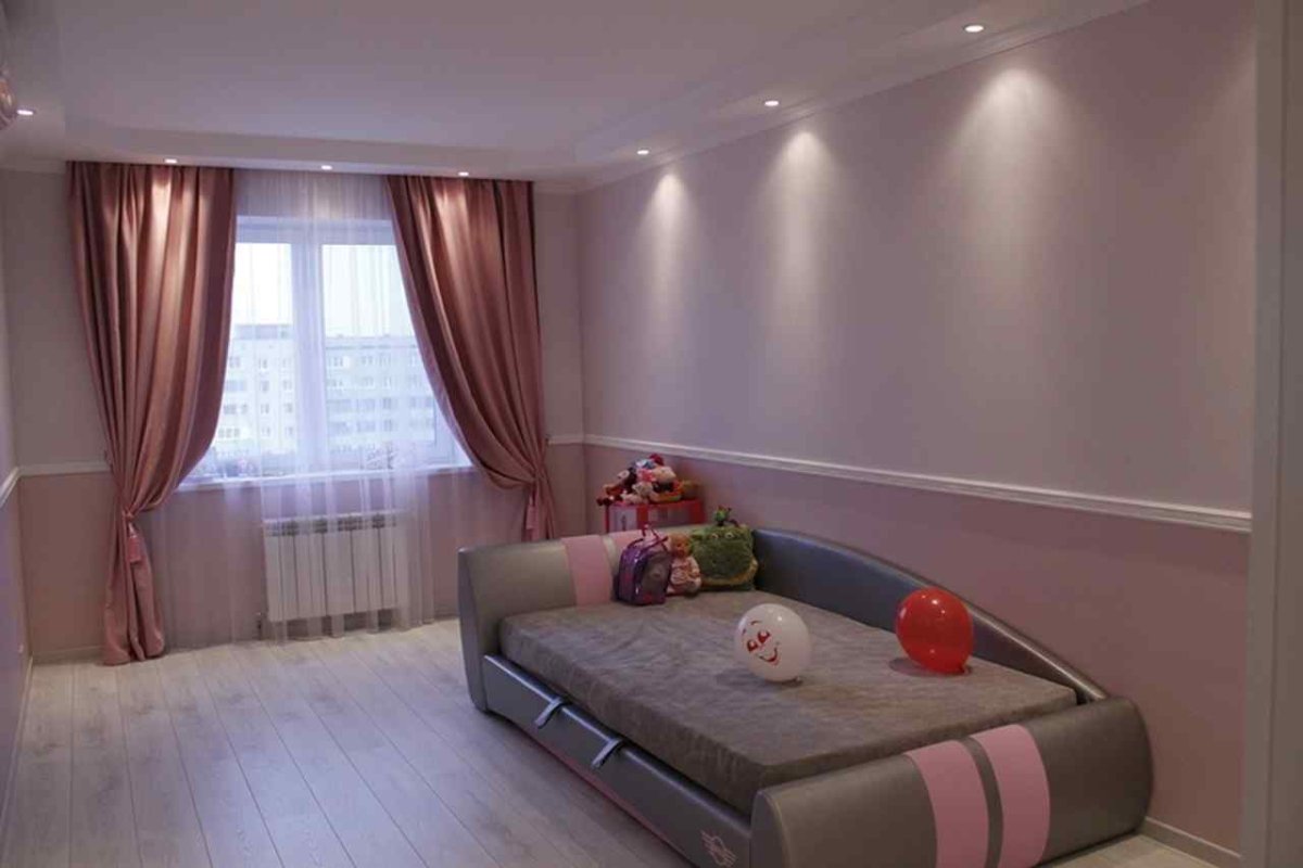 Гардины металлические под натяжной потолок