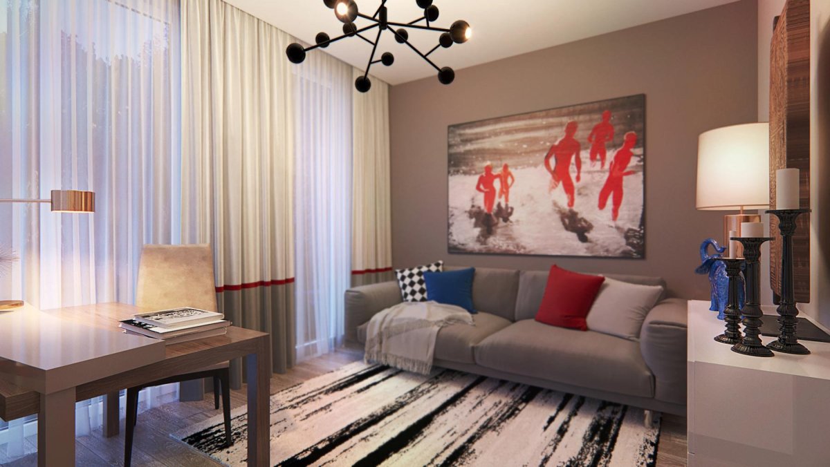 Яркий Минимализм в интерьере