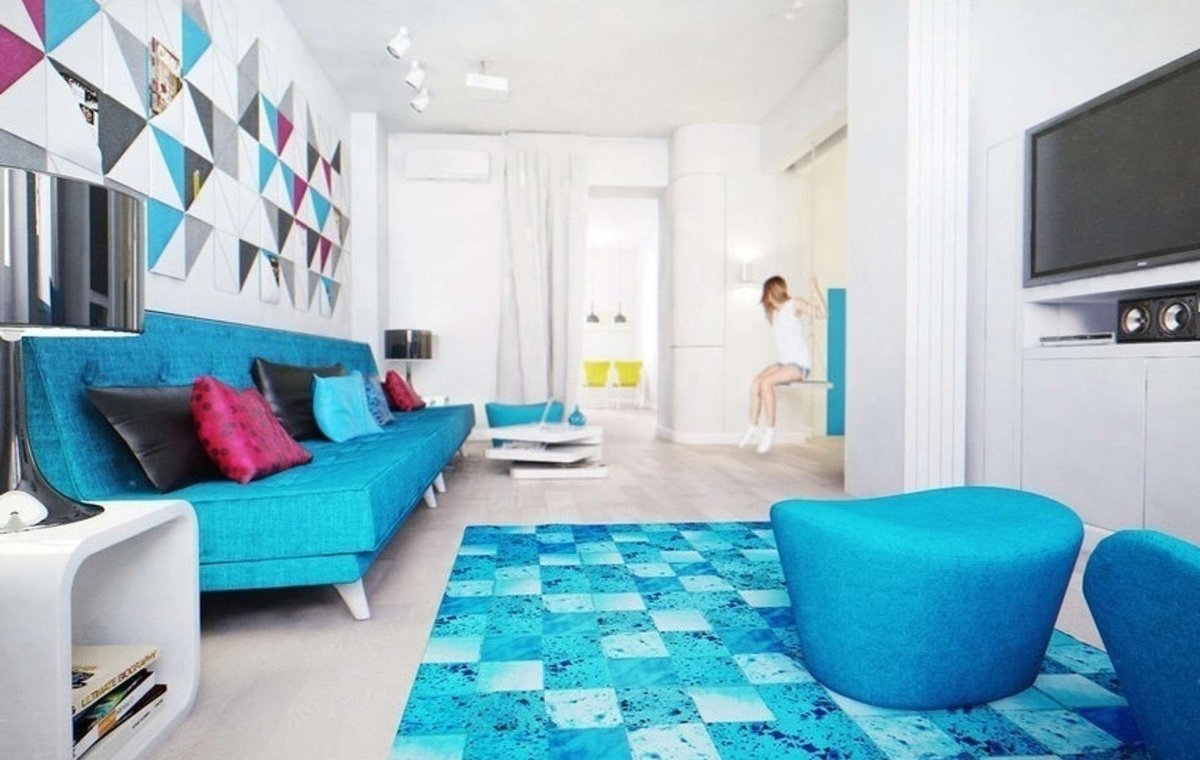 Яркое пятно в интерьере