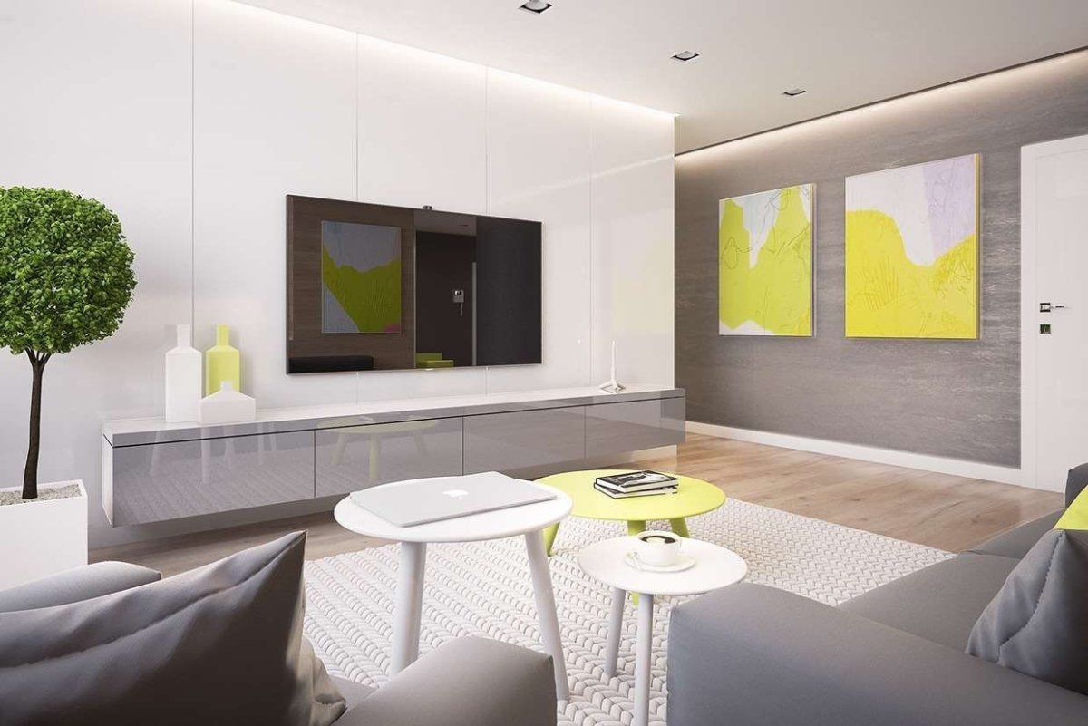 Яркие акценты в интерьере