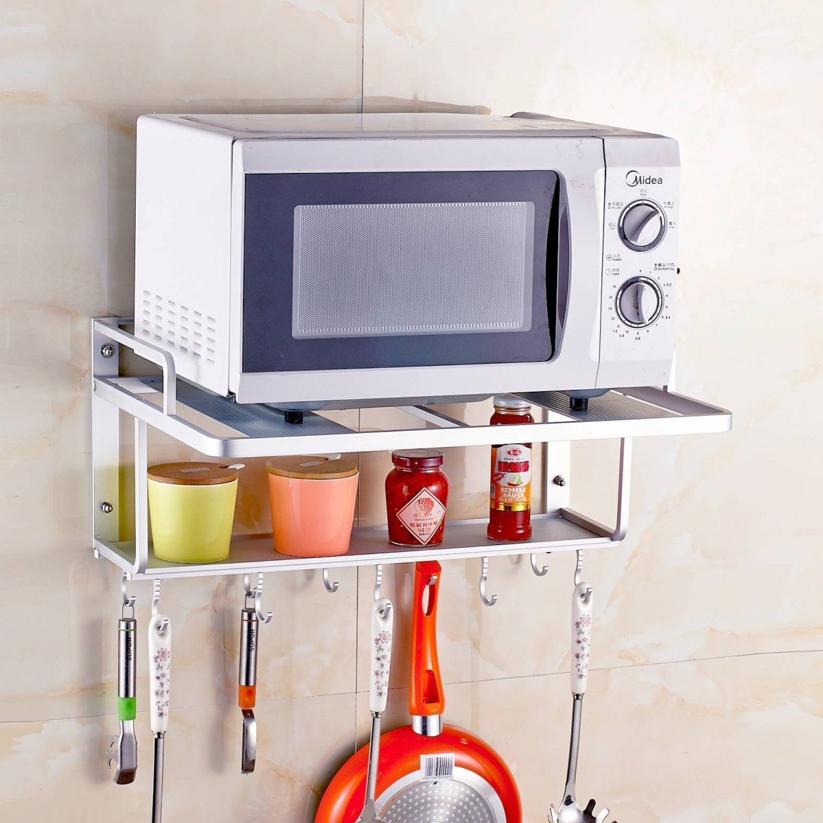 Полка для микроволновой печи Gromell Hitra, 52х60х35 см