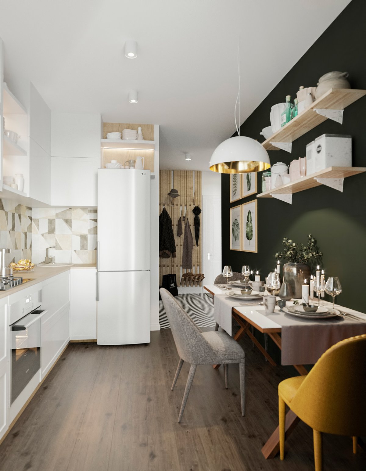 Маленькая уютная кухня