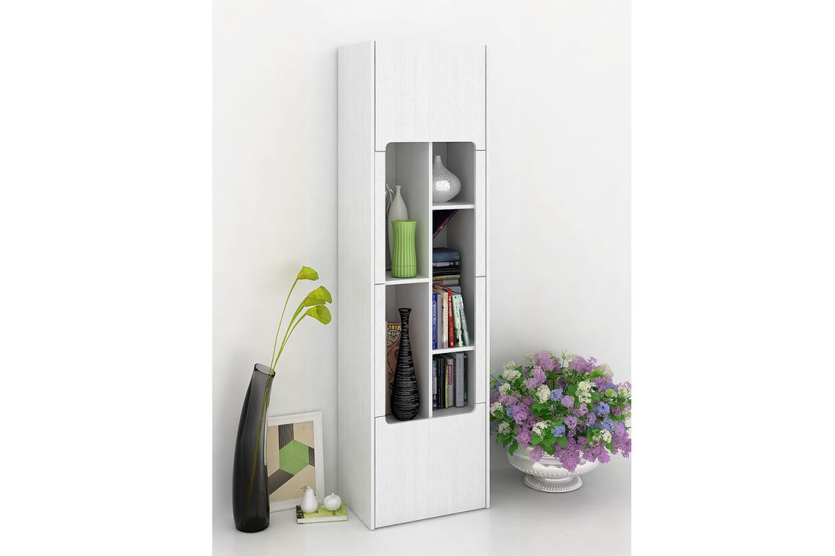 Билли стеллаж белый 80x28x202