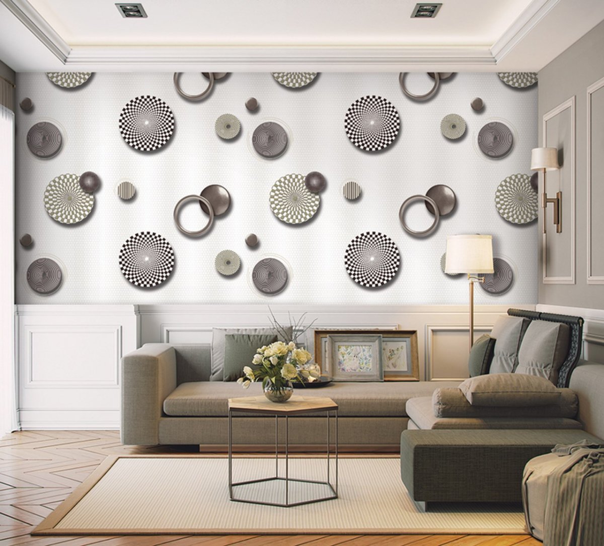 Фотообои 3d стена