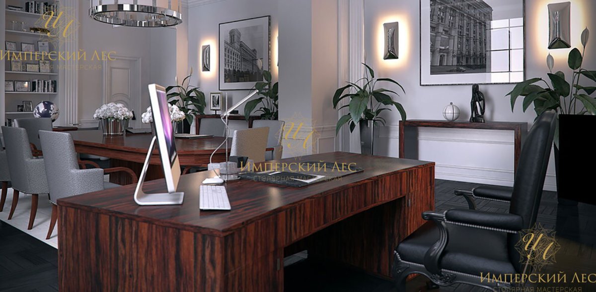 Интерьер кабинета руководителя женщины