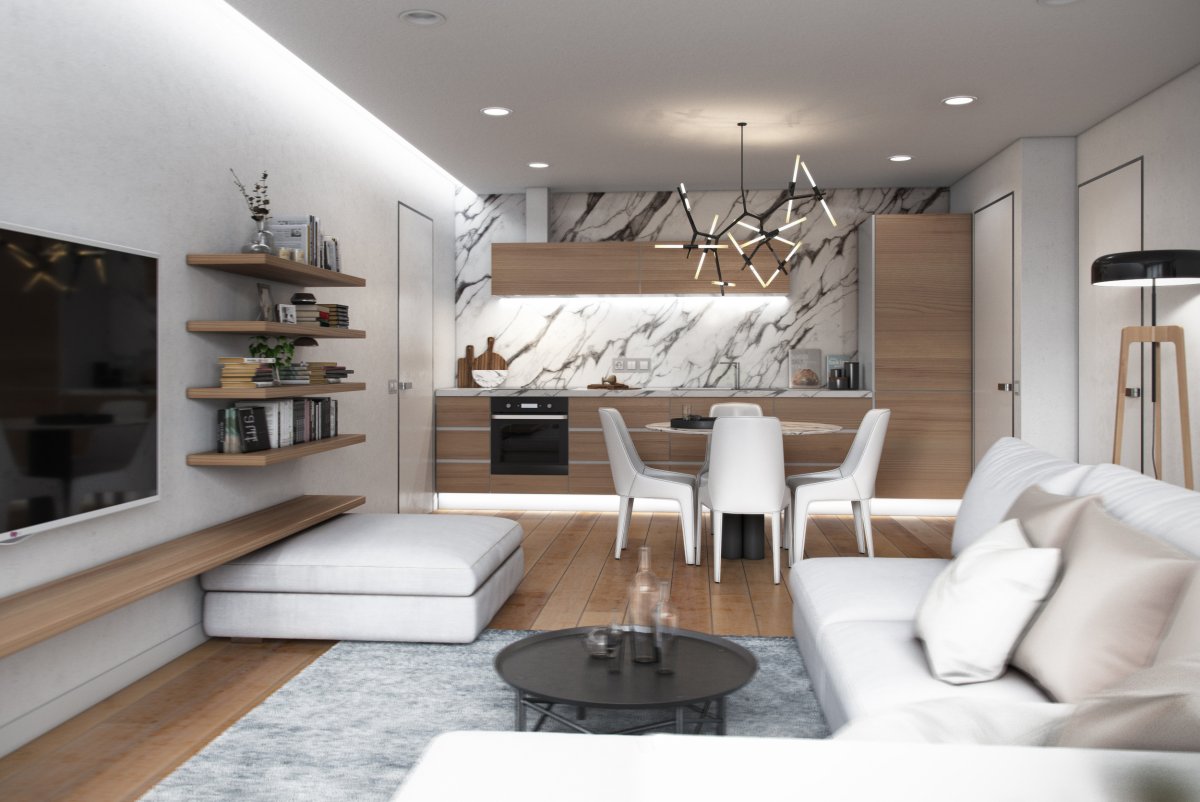 Крутые визуализации интерьеров