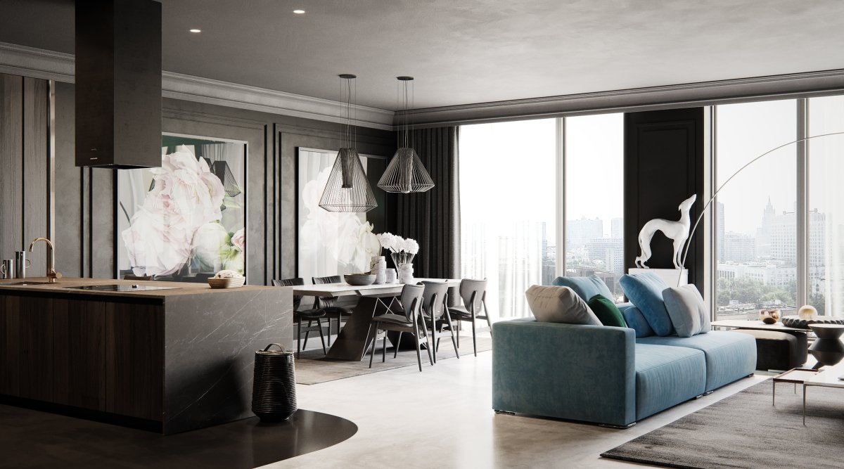 Интерьер Corona render