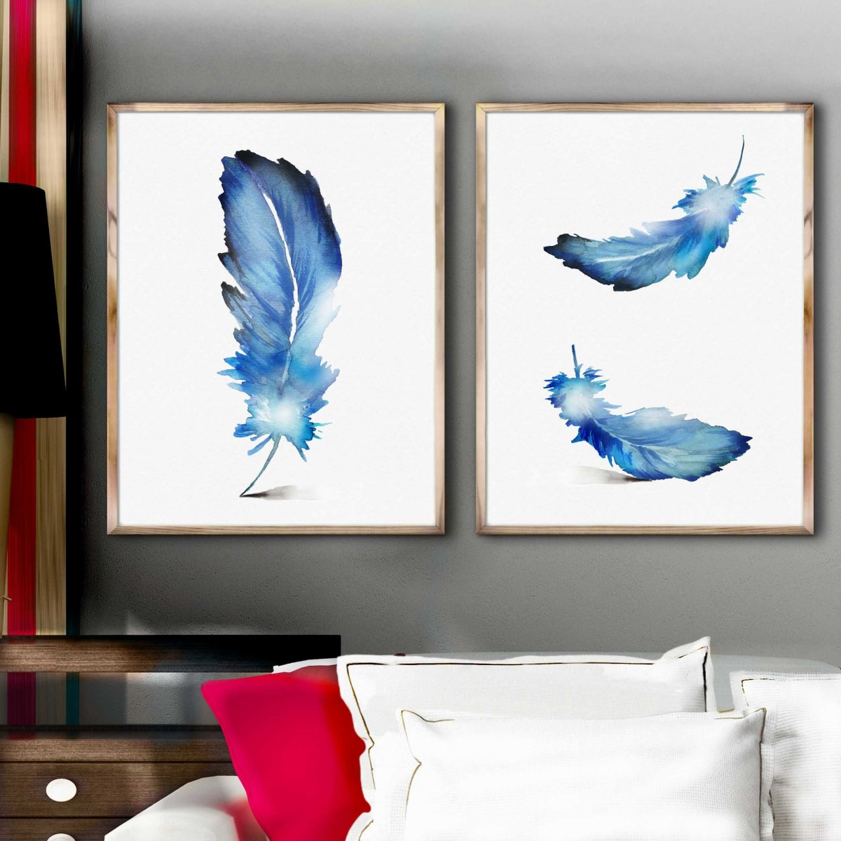 Интерьерные картины акварелью