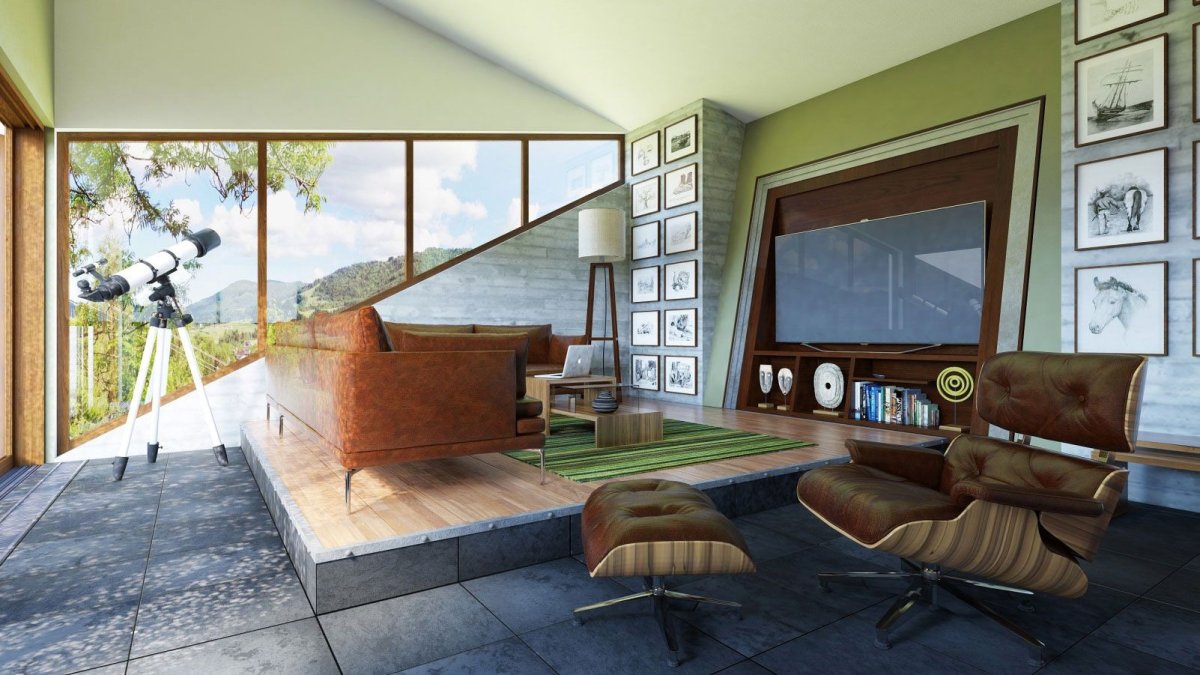 Sketchup визуализация интерьера Vray