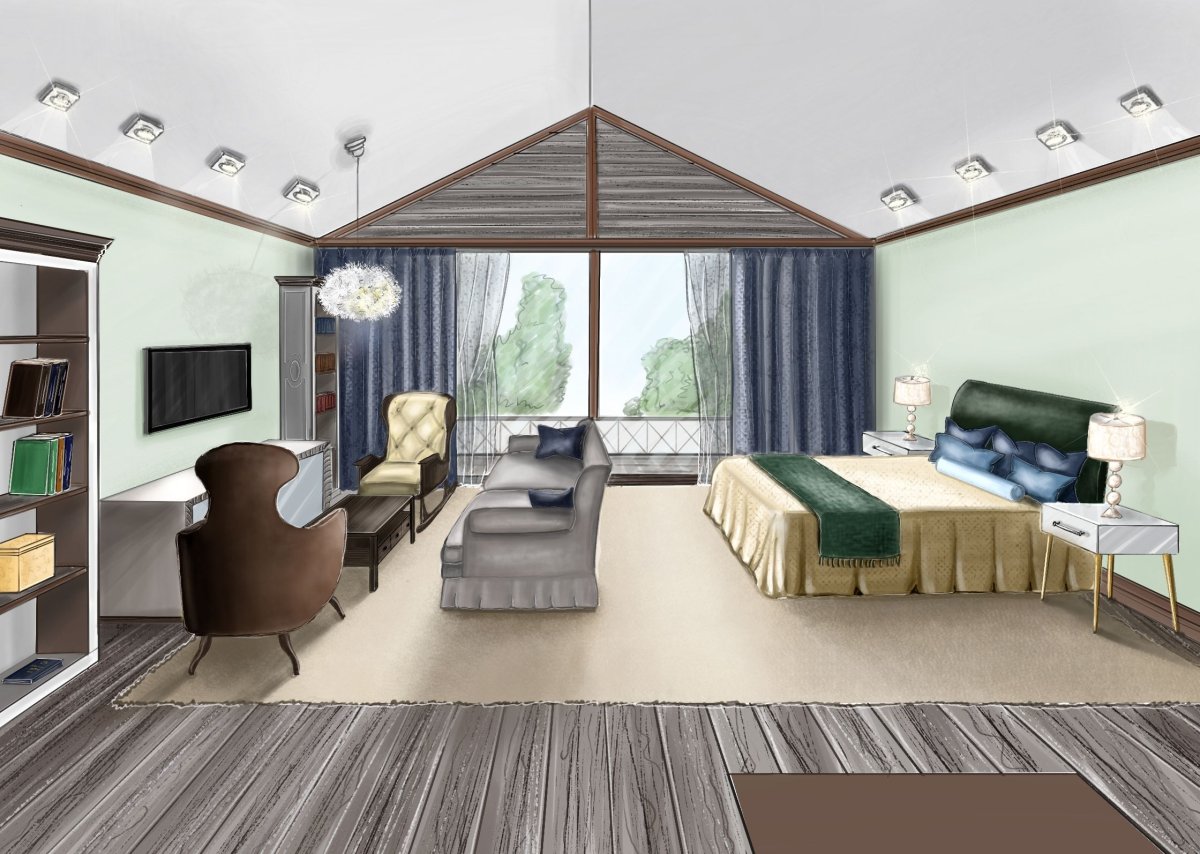 2d визуализация интерьера