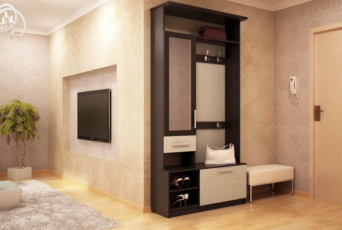 Интерьер маленькой прихожей