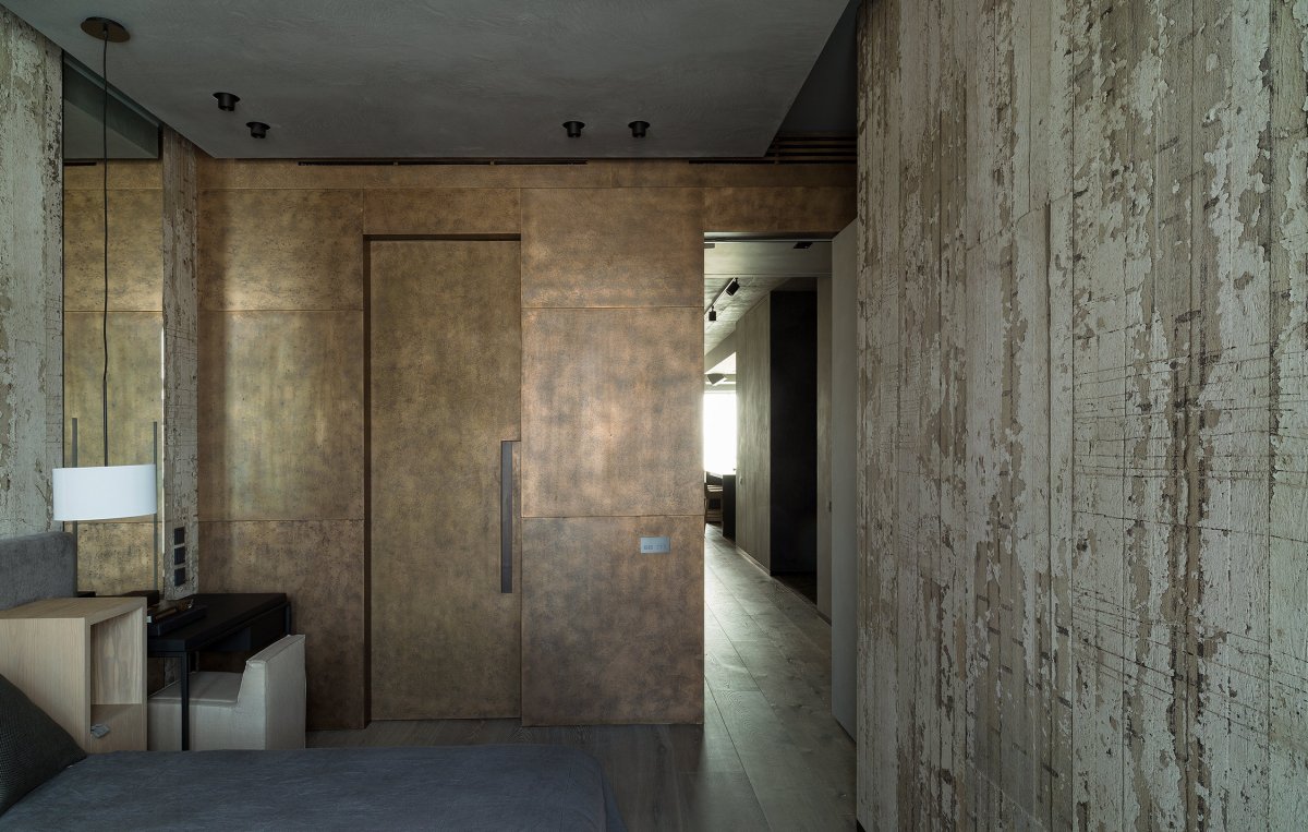 Панель под бетон на всю стену