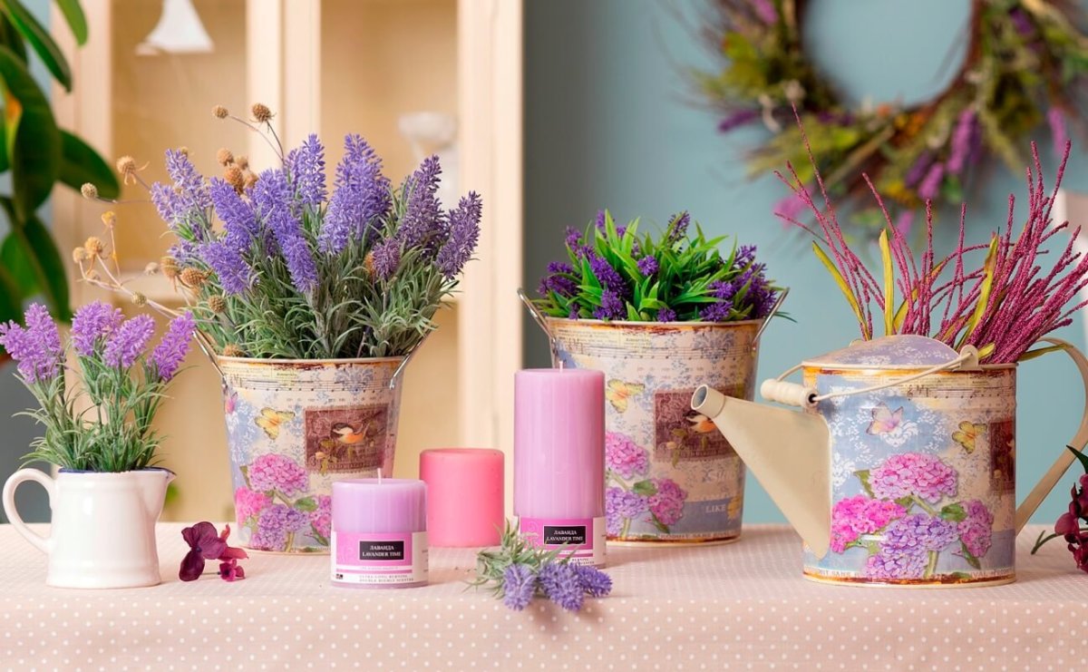 Лавандовый цвет в интерьере