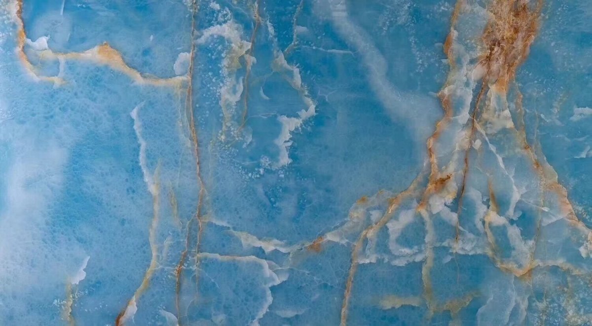 Гибкий мрамор голубой Оникс