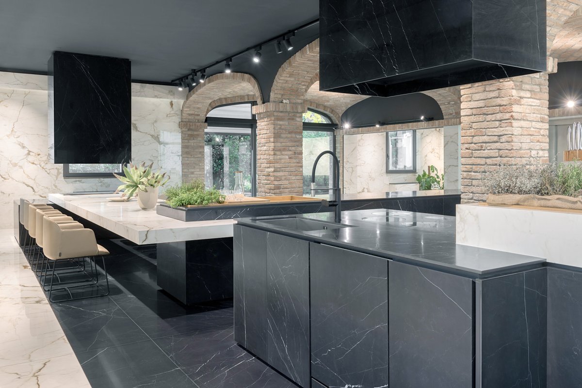 Фартук под мрамор