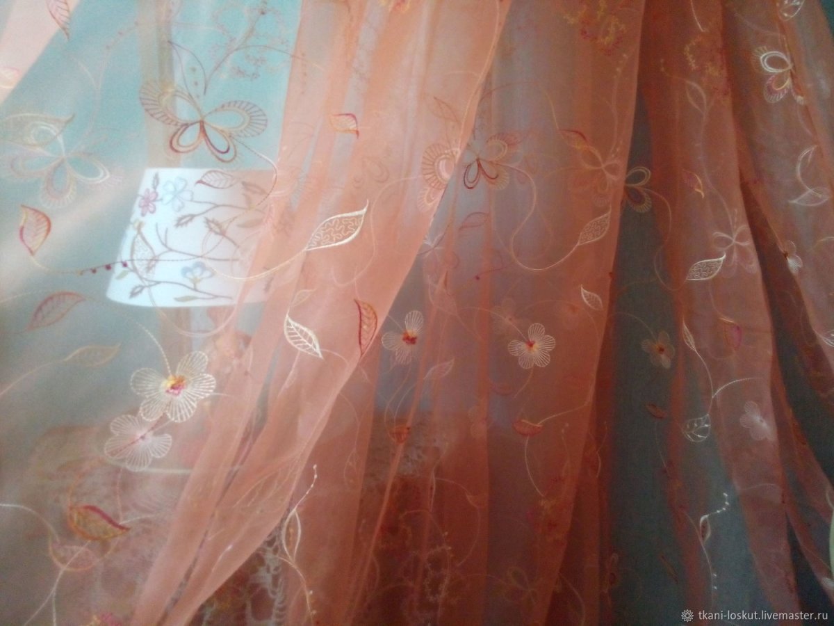 Занавески из органзы