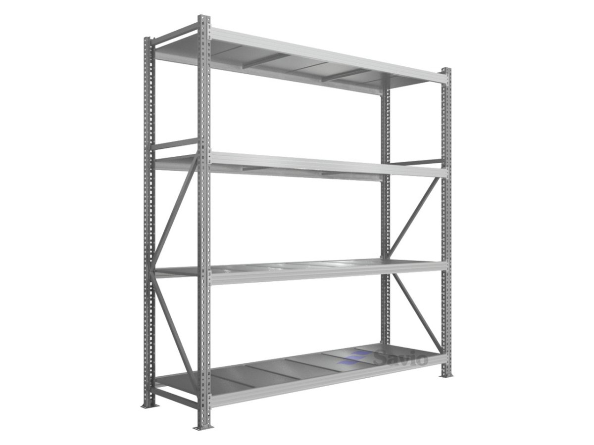 стеллаж металлический ar shelving rivet wire 1800x1200x450 мм 4 полки