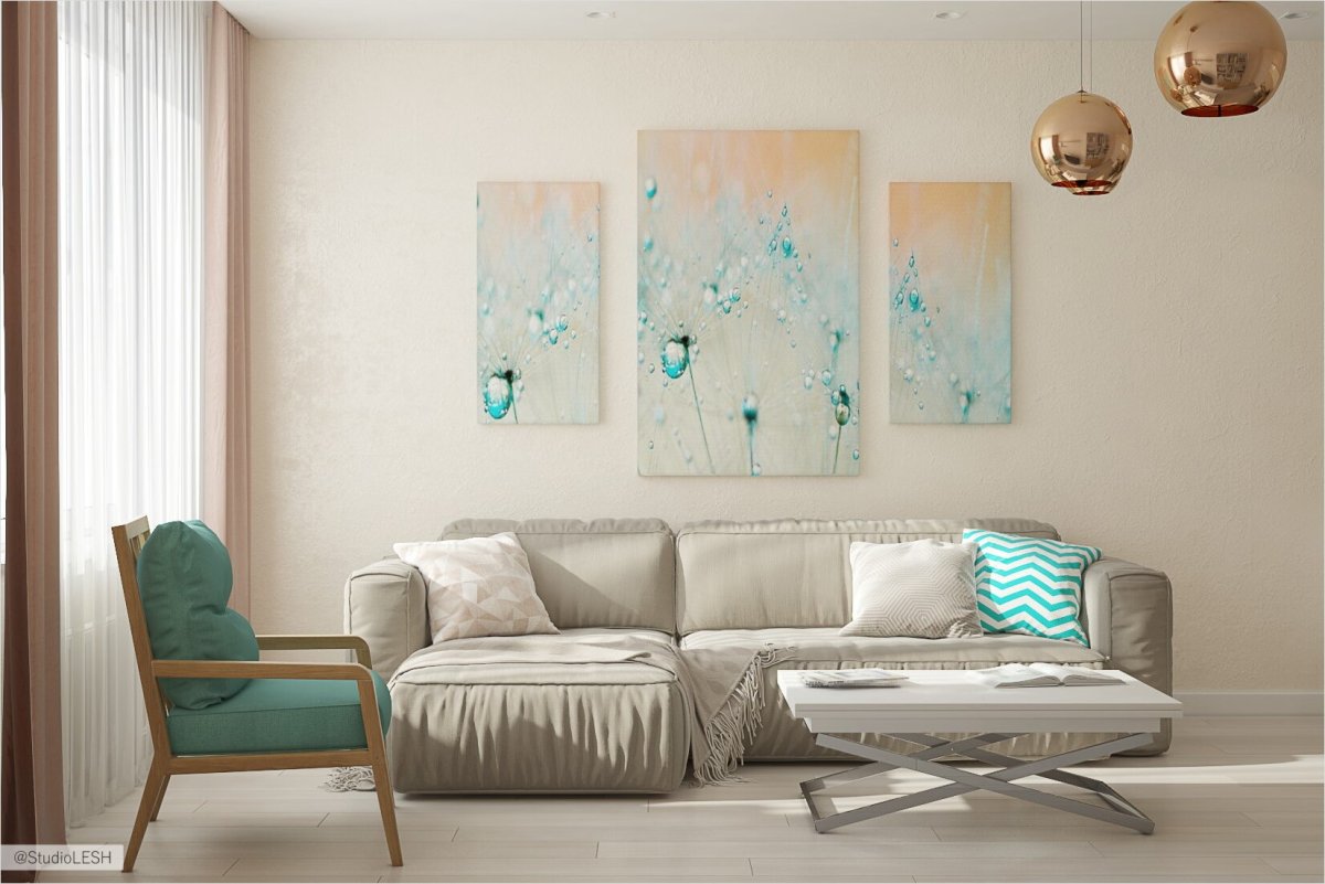 Картины на стене в интерьере