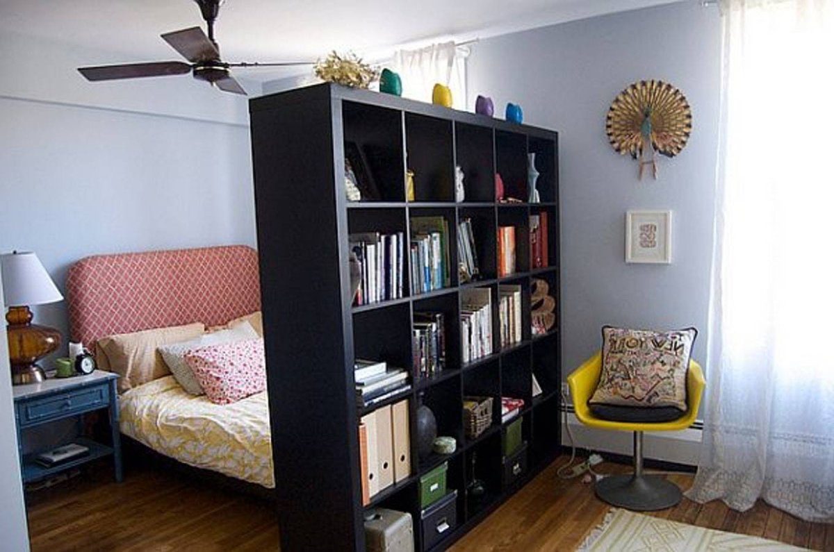 Реечные перегородки для зонирования