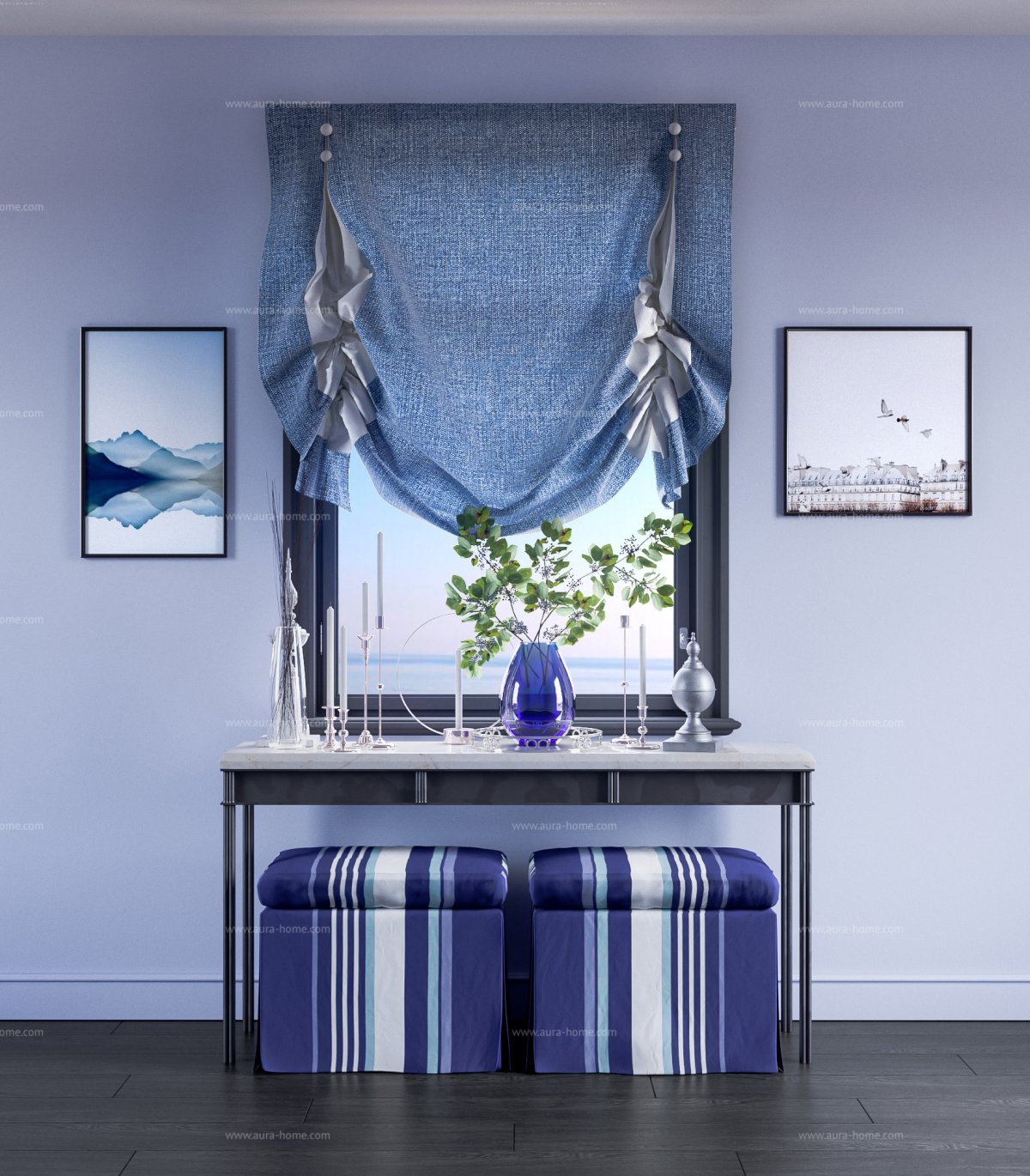 Синие бархатные шторы икеа