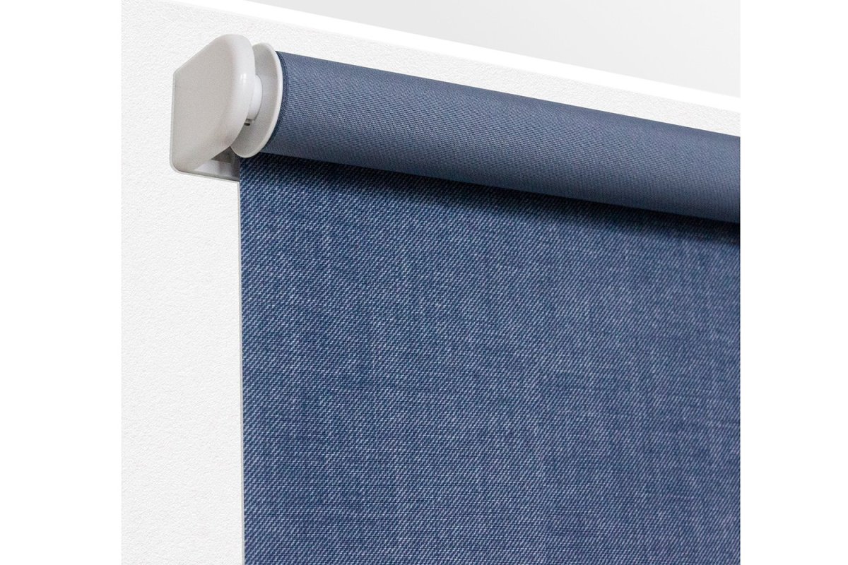 Синий интерьер спальни