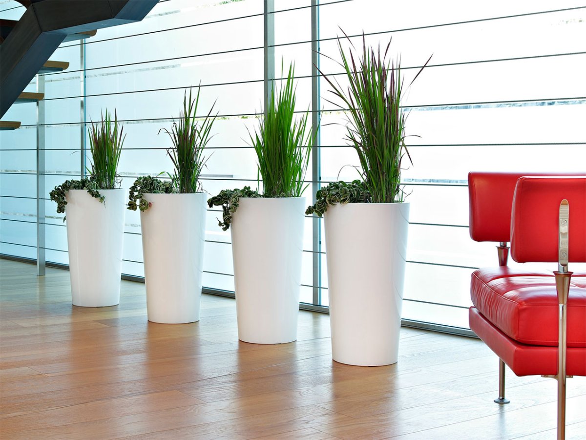 Выкладка цветочных горшков