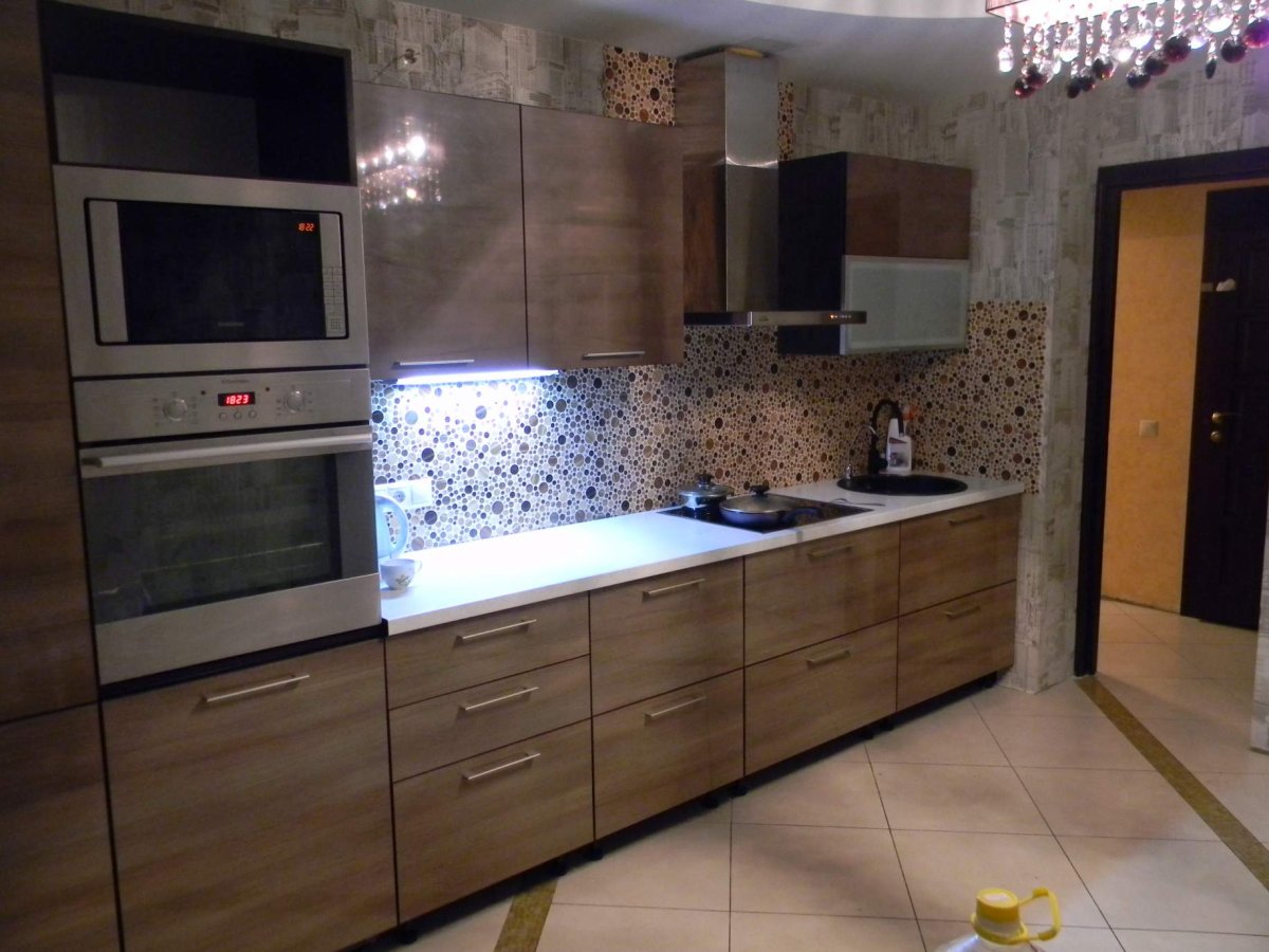 Кухни фасады Арпа под дерево