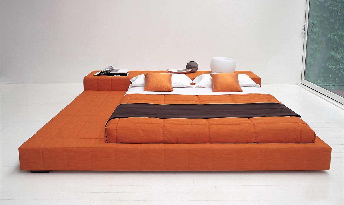 Интерьер спальни в стиле дзен