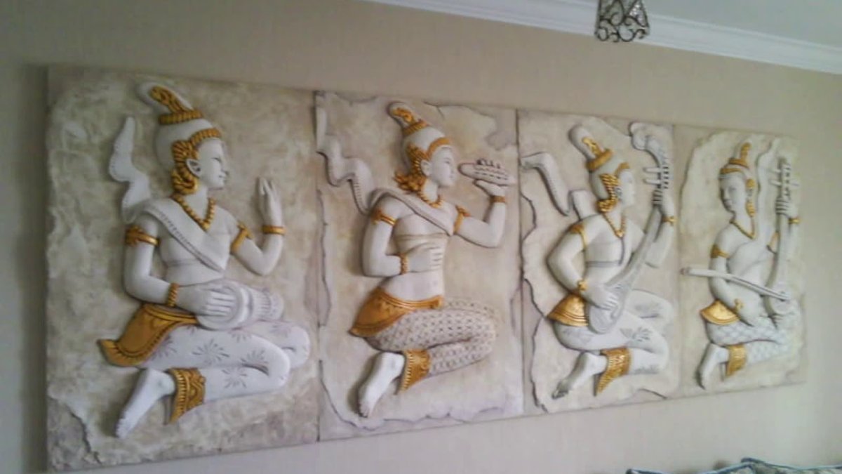 Керамическое декоративное панно на стену