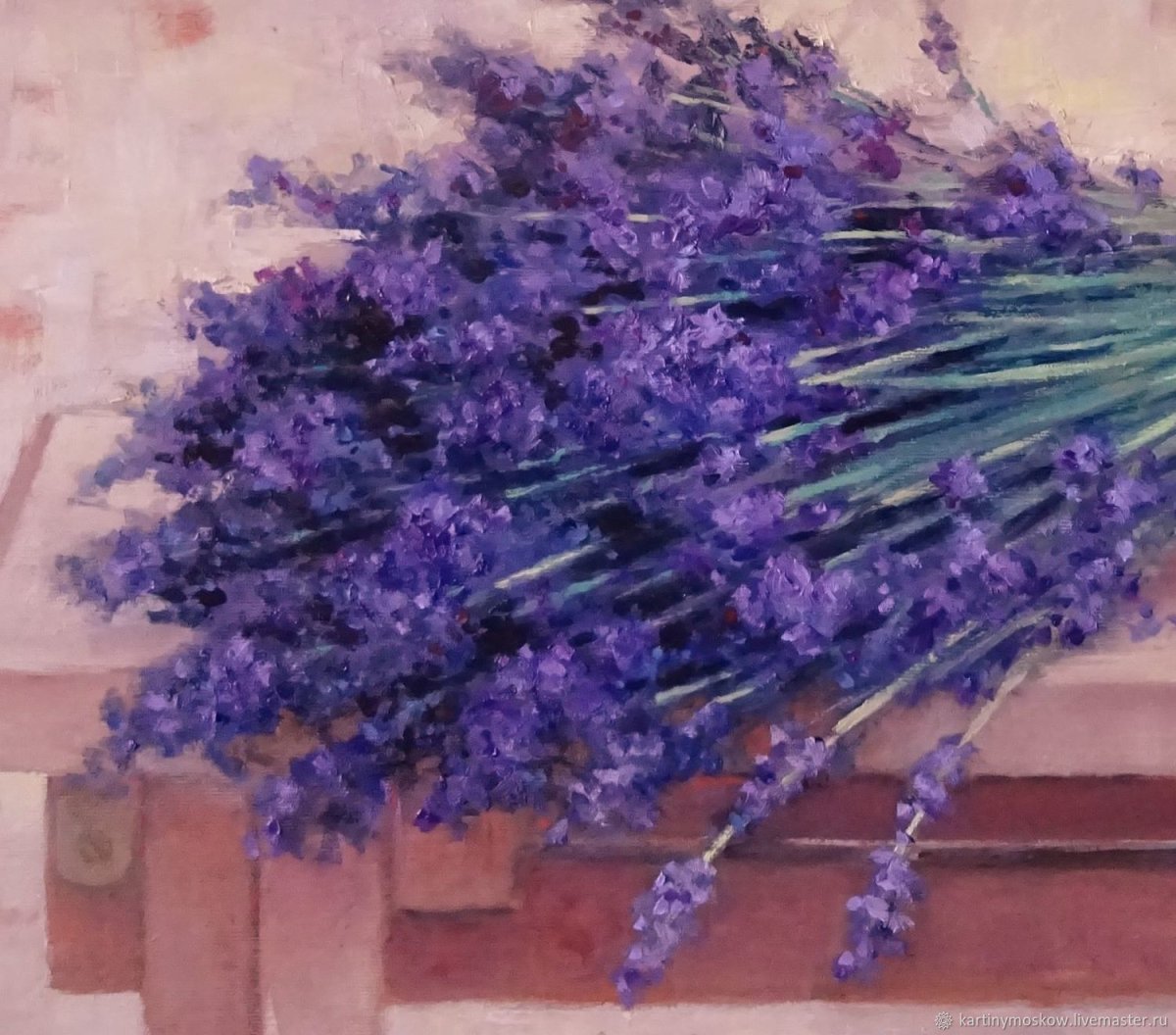 Лаванда на холсте
