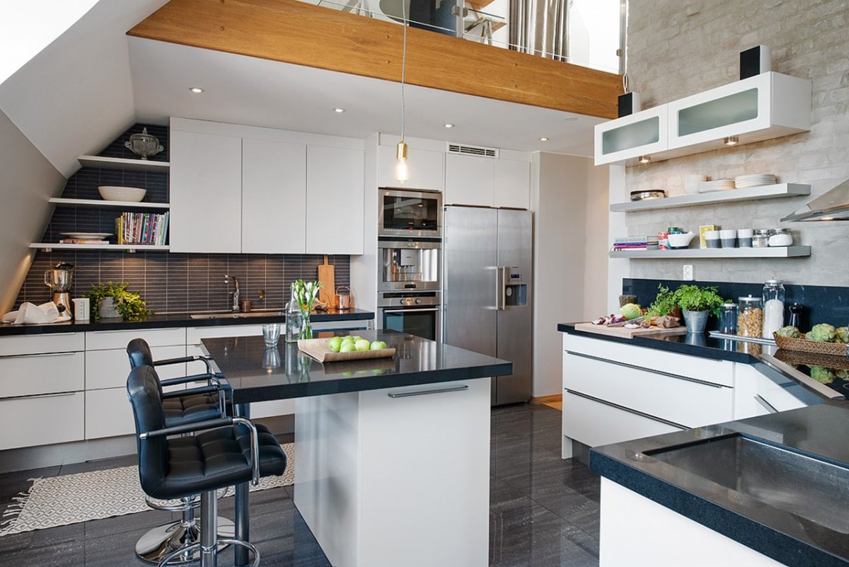 Двухъярусная кухня