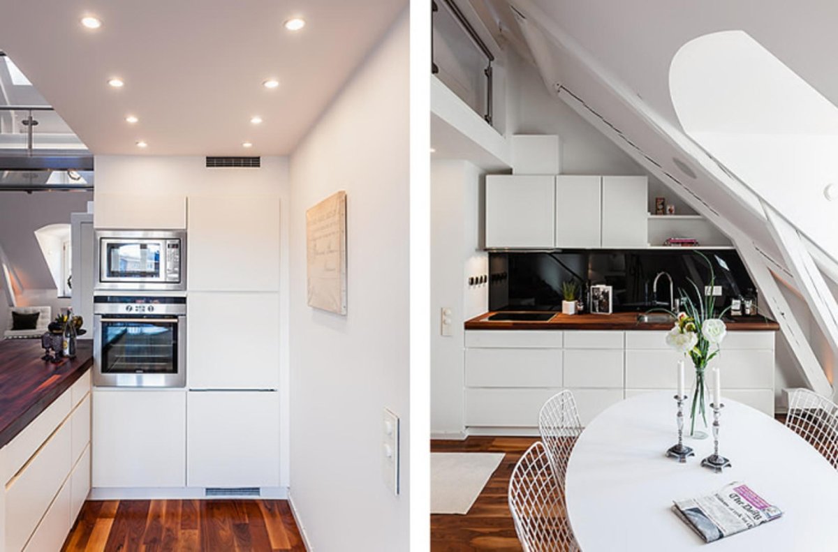 Двухуровневая кухня